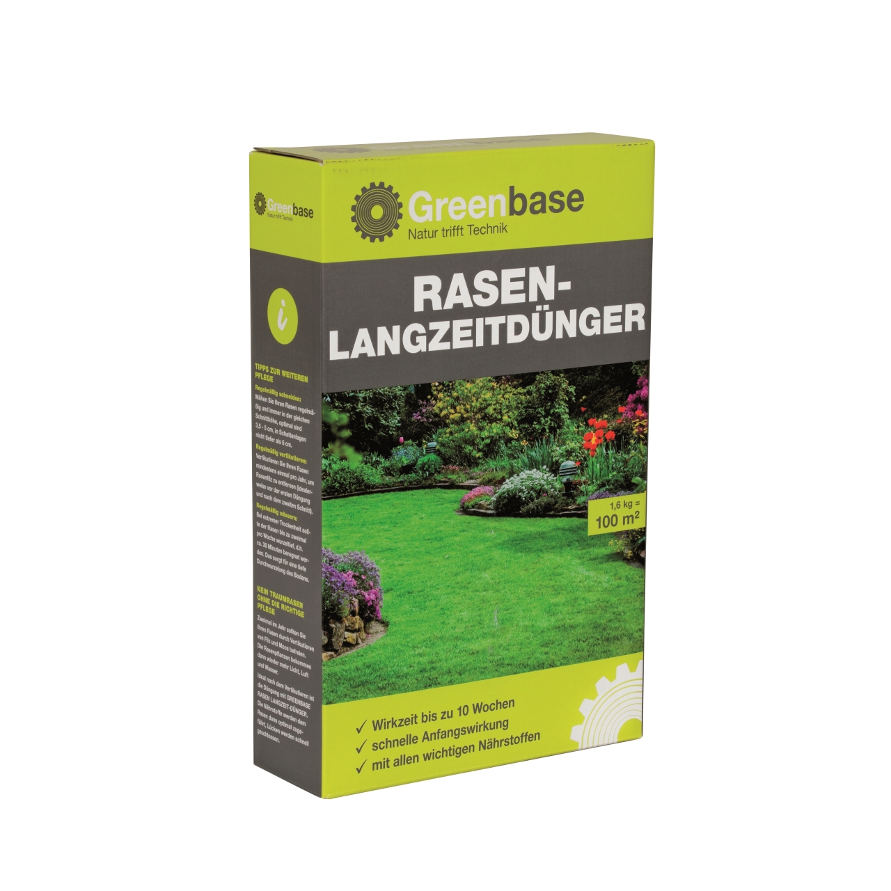 Greenbase Langzeit-Rasendünger LD-A 100 100 qm